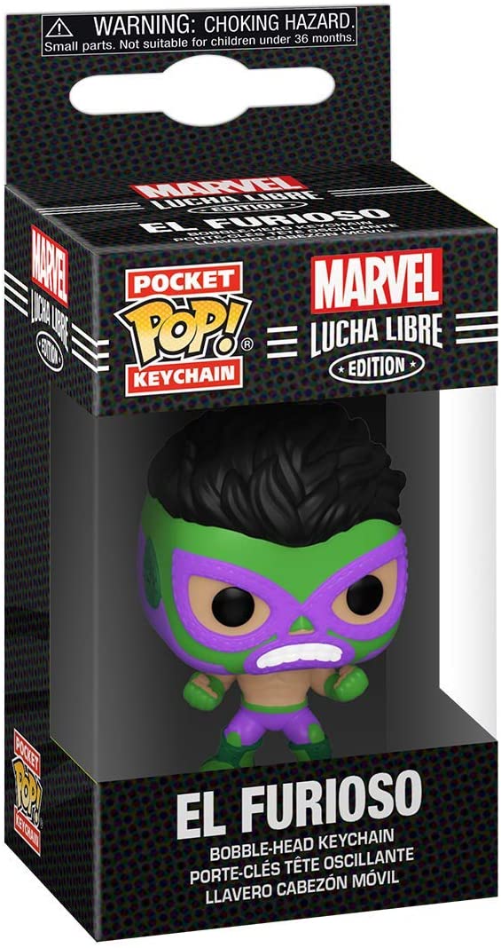 Marvel Lucha Libre Edition El Furioso Funko 53892 Pocket Pop!