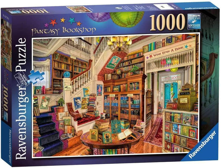 Ravensburger 19799  Fantasy Bookshop Aimee Stewart, 1000pc