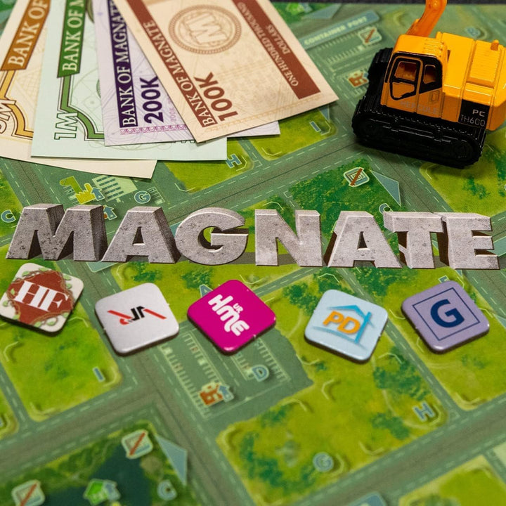 BoardGame Magnate: The First City - Fun Strategy Board Game for 1 to 5 Players