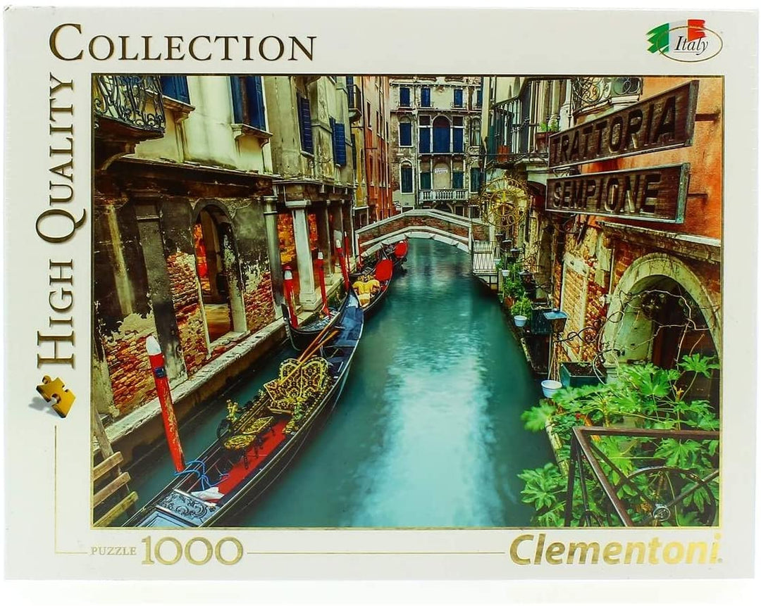 Clementoni Collection 39458 - Venice Canal Puzzle For Adults and Children - 1000 Pieces, Ages 10 Years Plus