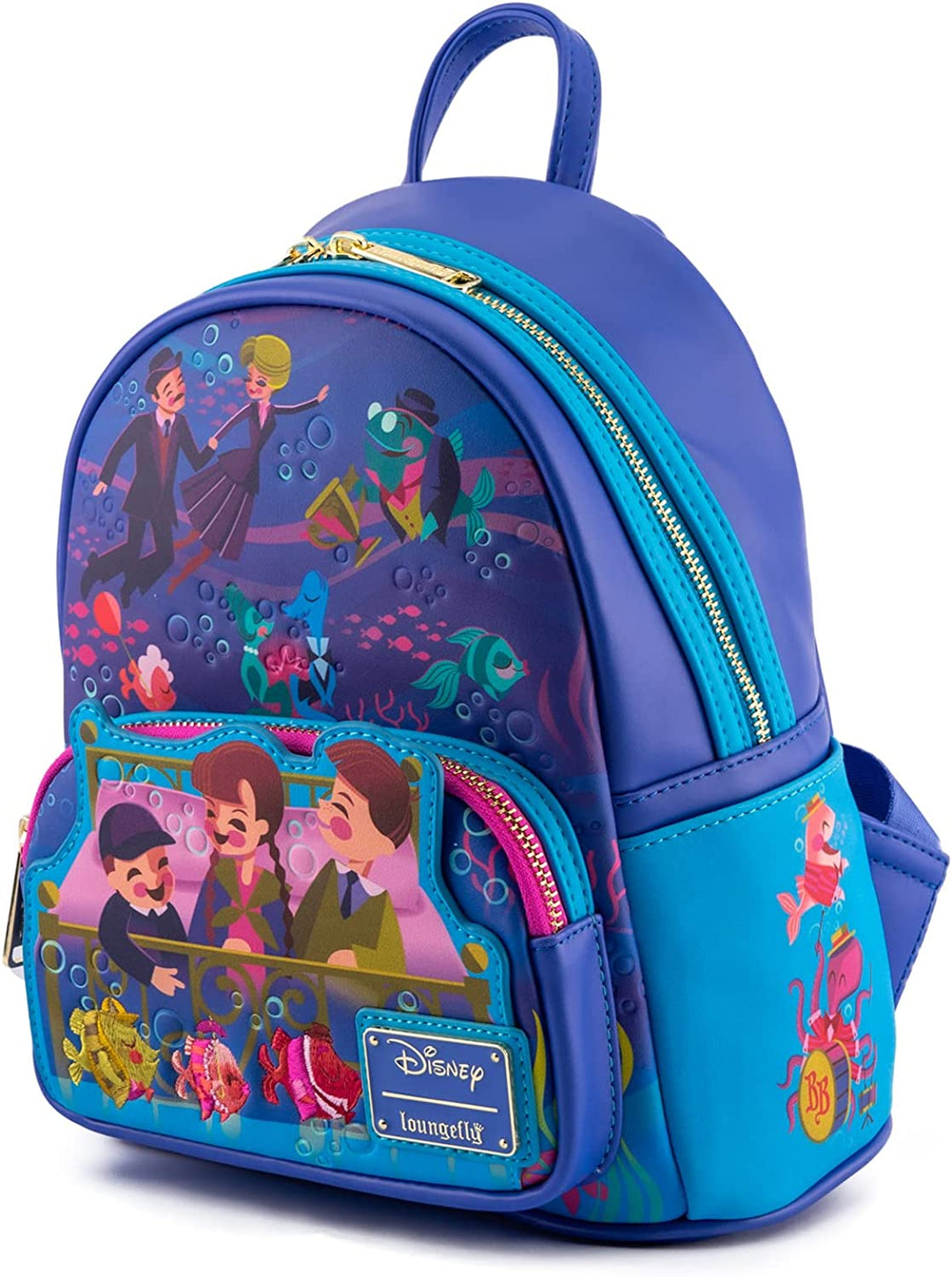 Loungefly Disney Bedknobs and Broomsticks Beautiful Briny Ballroom Mini Backpack