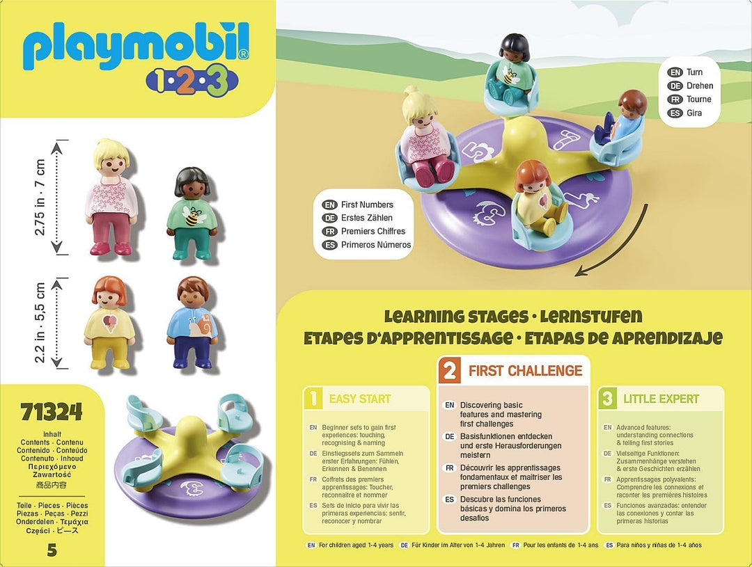 Playmobil 1.2.3 Number-Merry-Go-Round