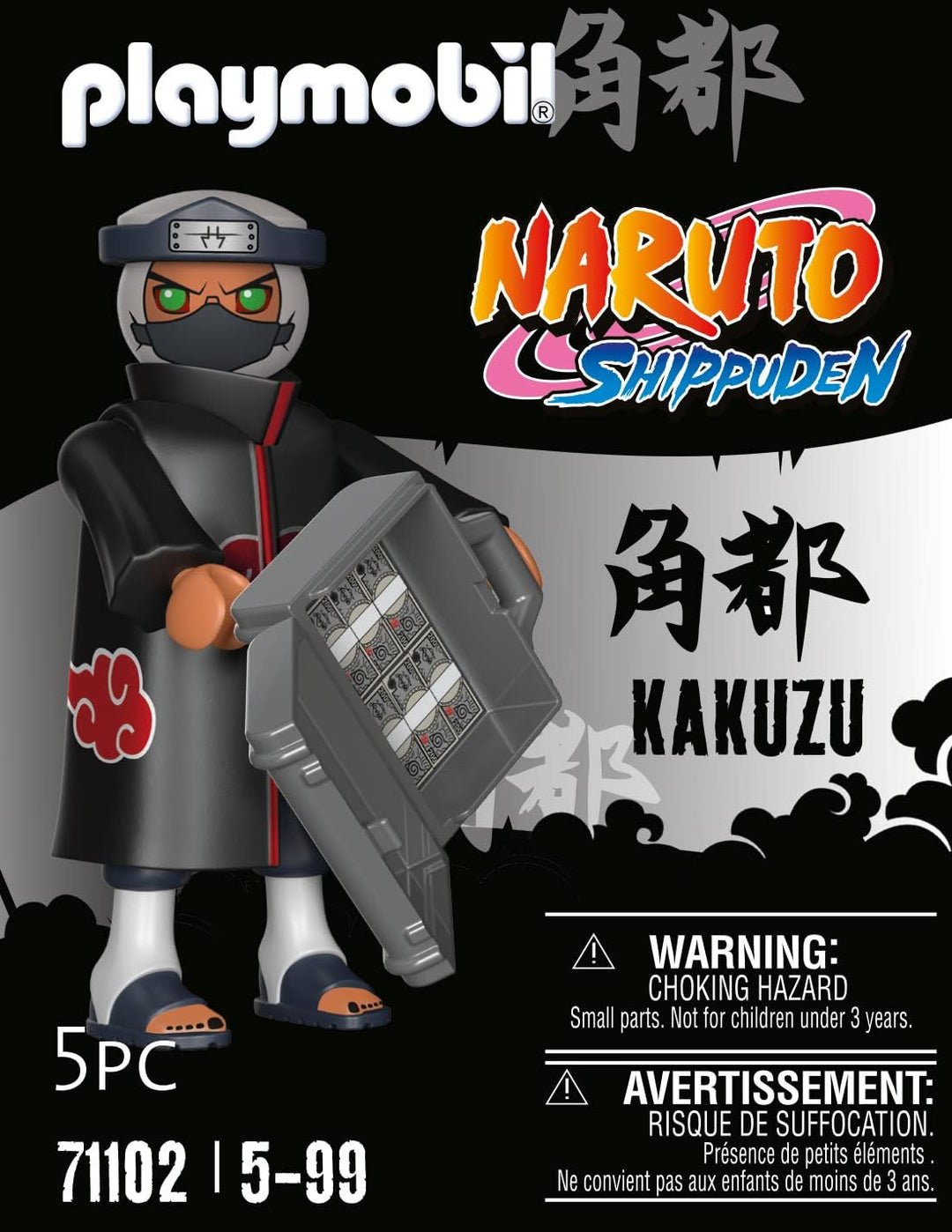 Playmobil 71102 Naruto: Kakuzu Figure Set, Naruto Shippuden anime collectors Figure