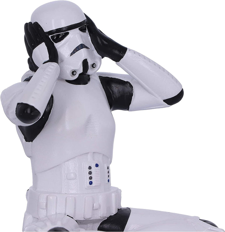 Nemesis Now B4893P9 Original Stormtrooper Three Wise Sci-Fi Hear No Evil, Multicolour, One Size