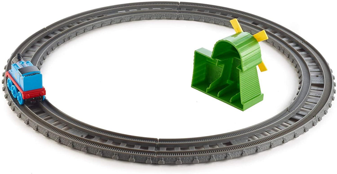 Thomas and Friends GFF09 Track Master Push Along Thomas and the Windmill Metal Train Engine Playset - Yachew