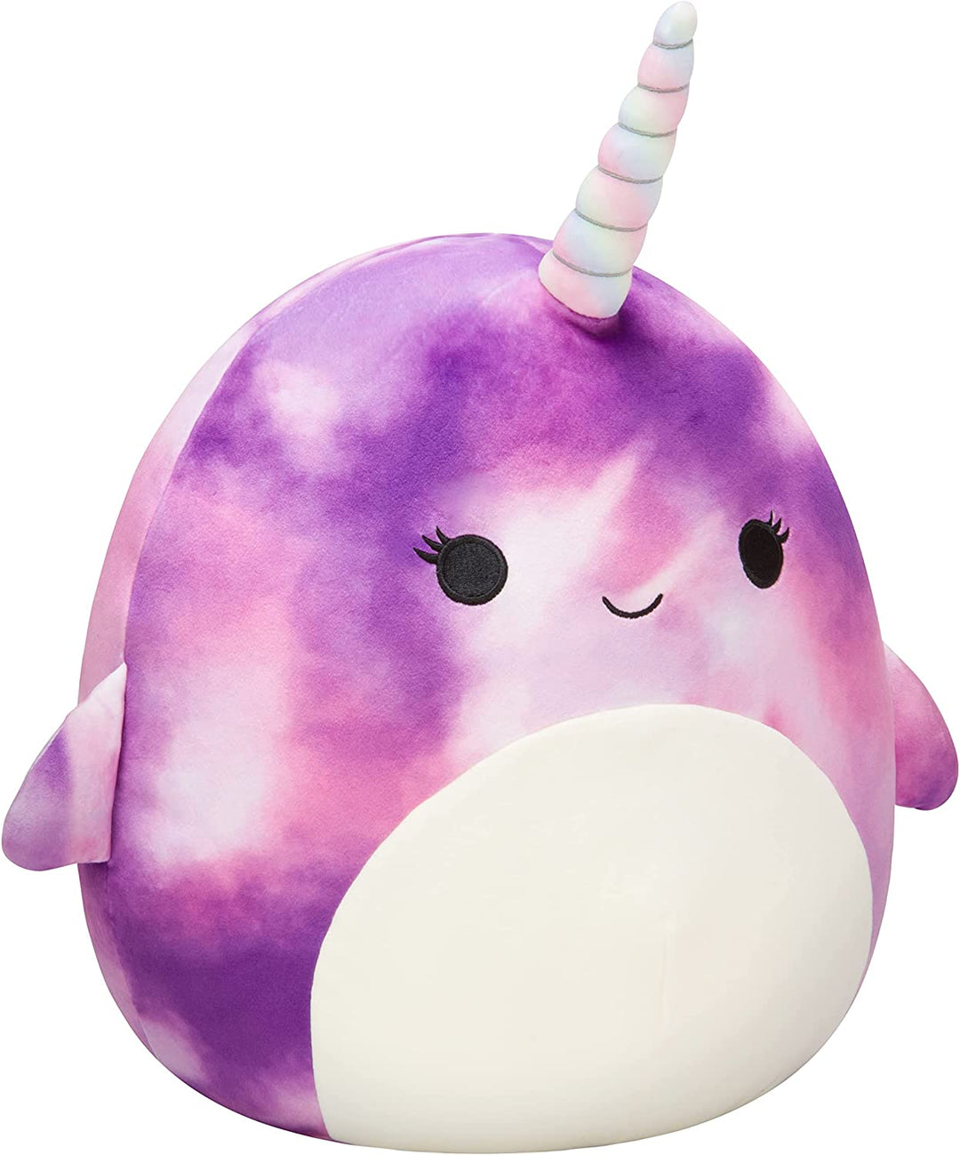 Squishmallows 12" Nabila the Purple Narwhal - Add Nabila to your Squad, Ultrasof