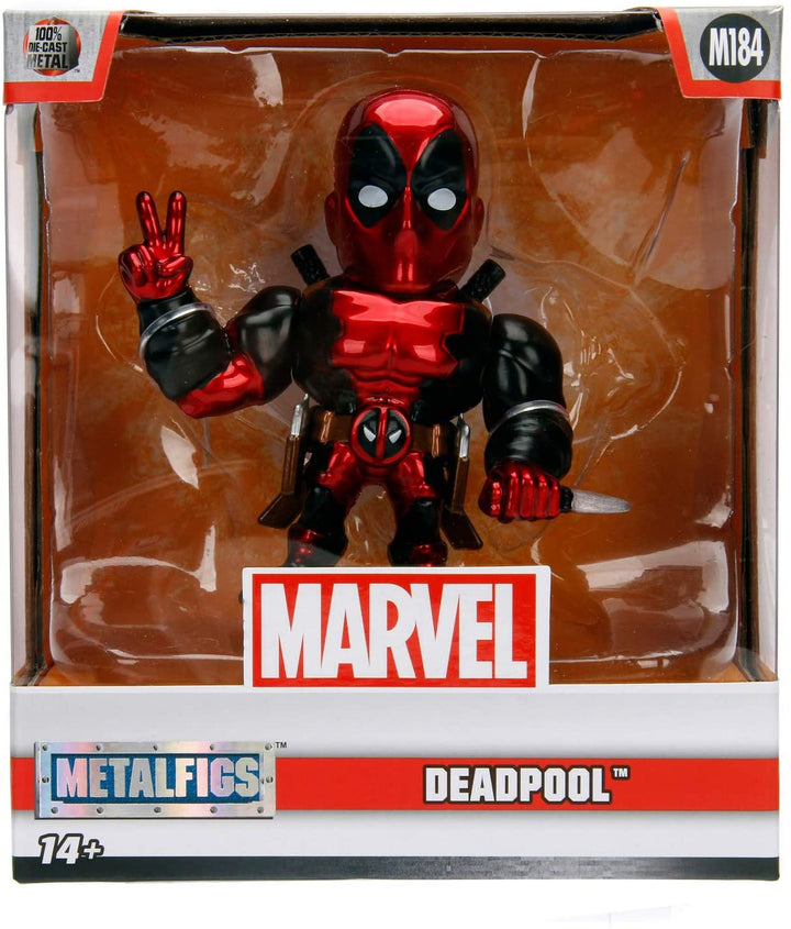 Jada Toys 253221006 Marvel Deadpool 10 cm Collectable Figure Die-Cast Red