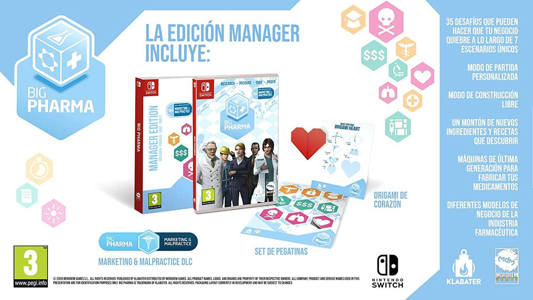 Big Pharma Special Edition NSW (Nintendo Switch) - Yachew