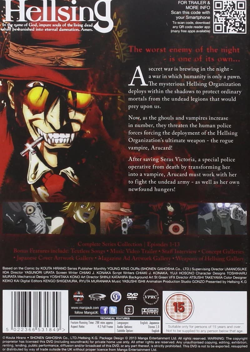 Hellsing - The Complete Original Series Collection [DVD]