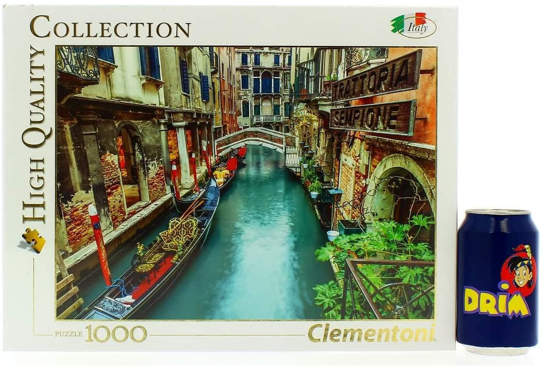 Clementoni Collection 39458 - Venice Canal Puzzle For Adults and Children - 1000 Pieces, Ages 10 Years Plus