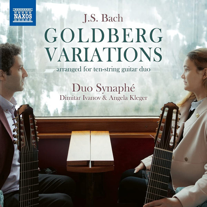 Bach: Goldberg Variations [Duo Synaphé: Dimitar Ivanov; Angela Kleger] [Naxos: 8551455-56] [Audio CD]