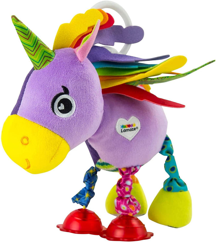 Lamaze Tilly Twinklewings Clip on Pram and Pushchair Newborn Baby Toy Unicorn - Yachew