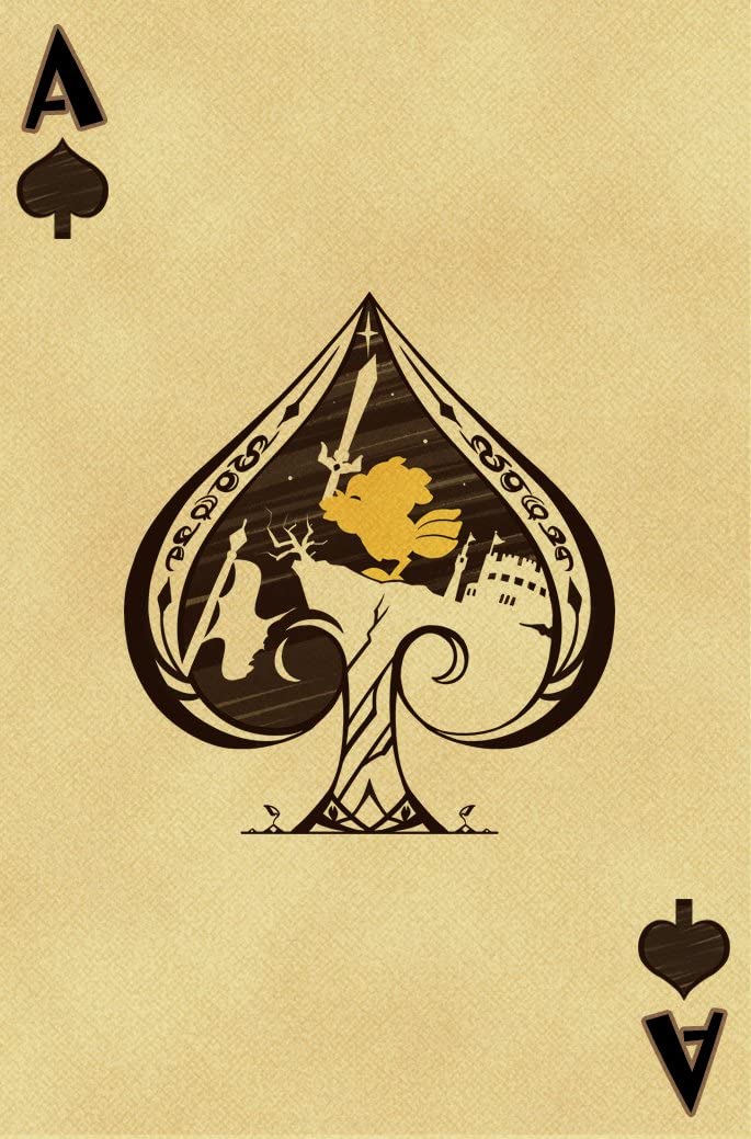 Chocobo Playing Cards