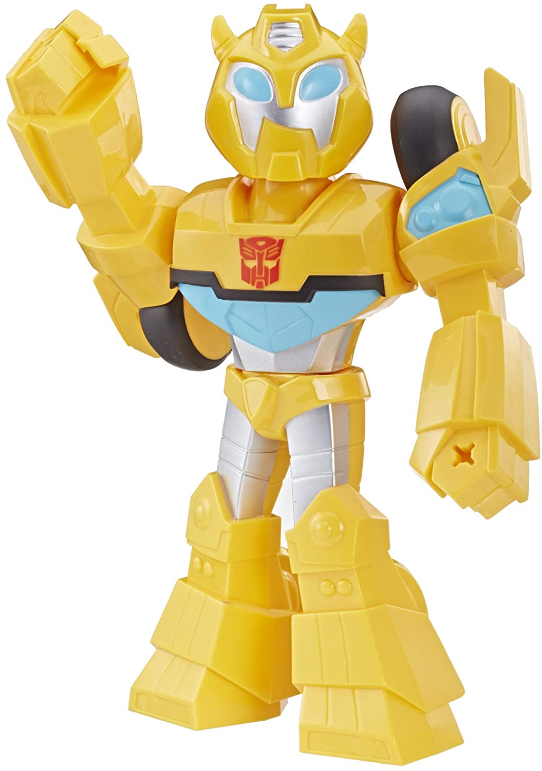 Playskool Heroes Transformers Rescue Bots Academy Mega Mighties Bumblebee Collectible 10-Inch Robot Action Figure, Toys for Kids Ages 3 and Up