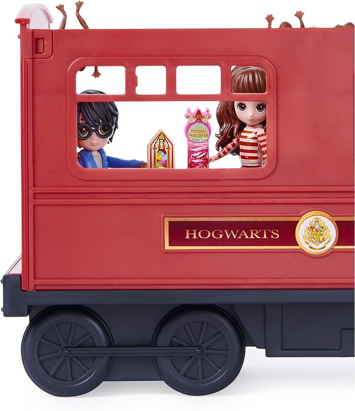 Wizarding World Harry Potter, Magical Minis Hogwarts Express Train Toy Playset with 2 Exclusive Figures