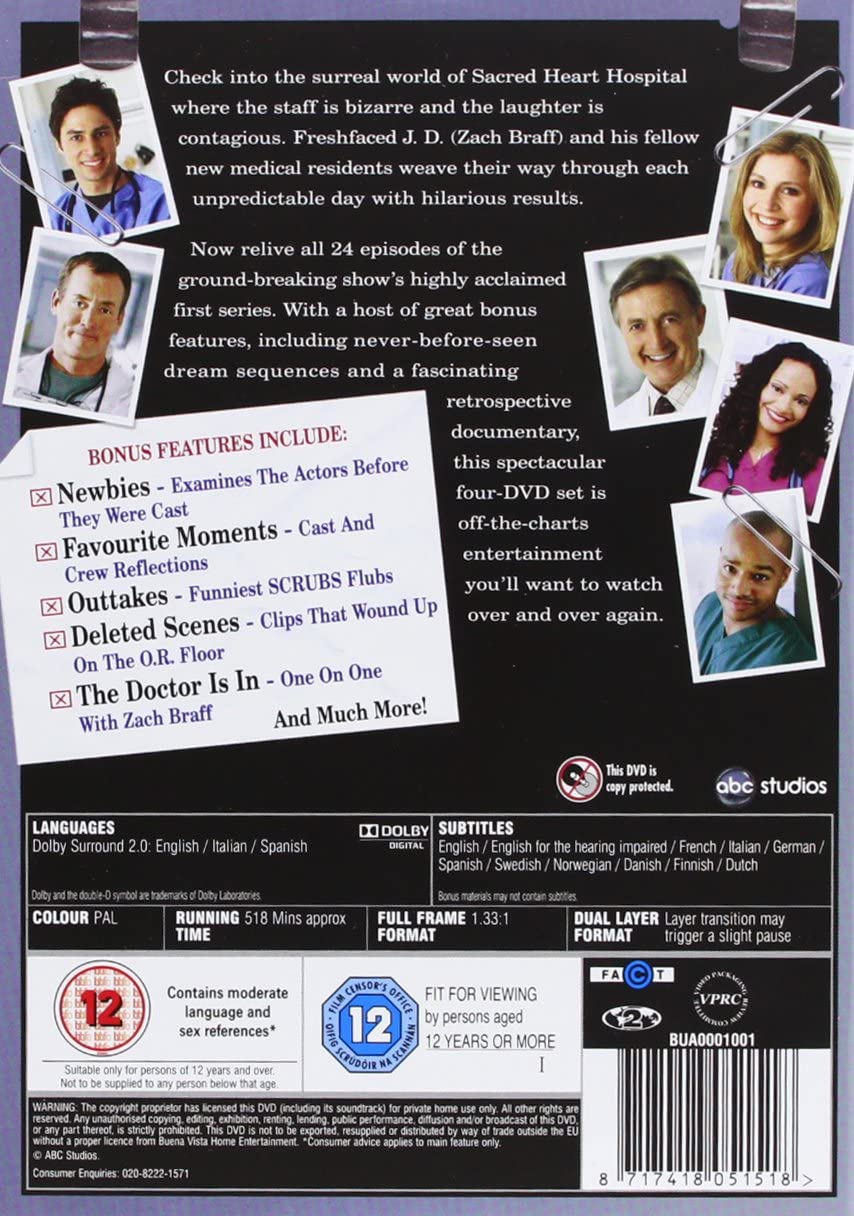 Scrubs: The Complete Collection - Seasons 1-9 [DVD] 6