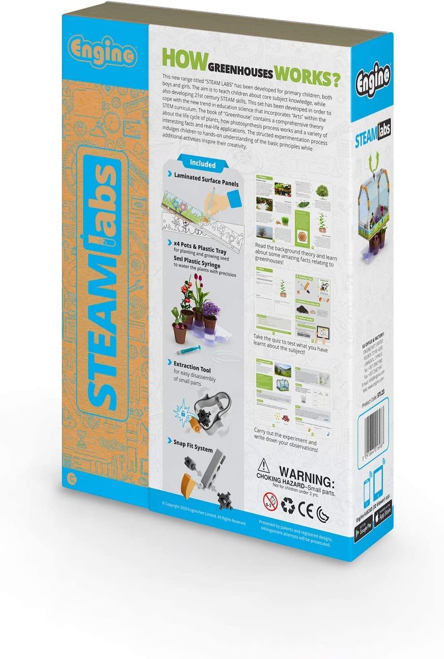 Engino - STEAM Labs Toys - How Greenhouses work? | Educational Science Kits for