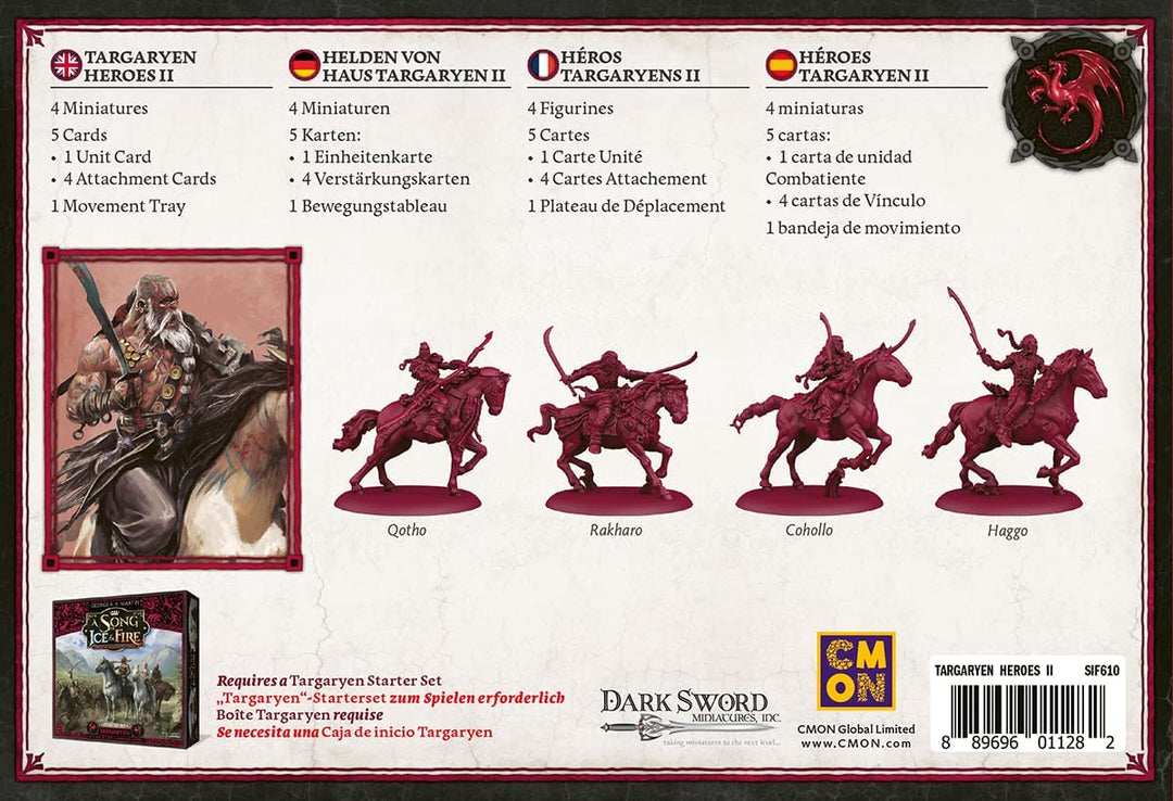 A Song of Ice and Fire: Targaryen Heroes Set 2