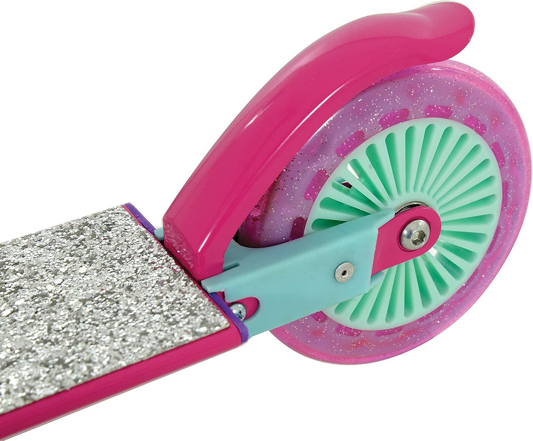 abgee 703 M004373 EA Barbie Mermaid Sequin Inline Scooter, Pink