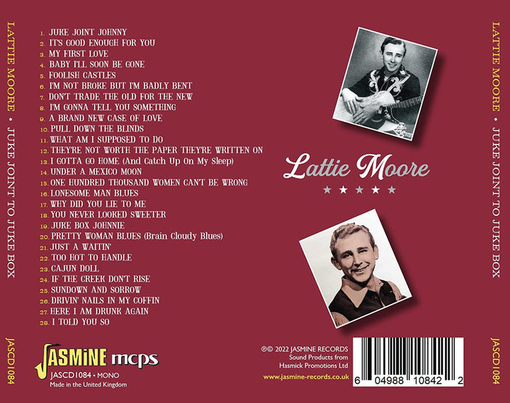 Lattie Moore - Juke Joint To Juke Box The Anthology 1952-1962 [Audio CD]
