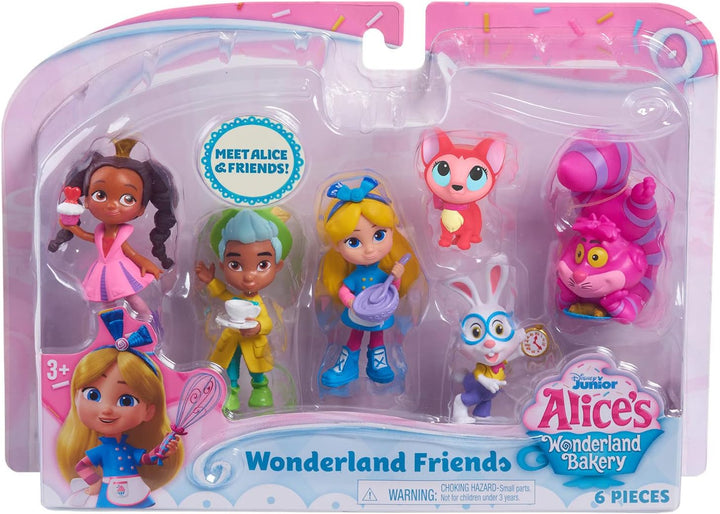 Just Play 98514 Disney Junior Alice's Bakery Wonderland Friends, Multi-Color