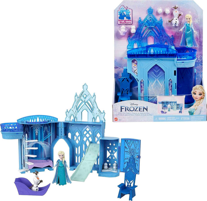 Elsa's Ice Palace Playset - Frozen Castle Doll House with Elsa Doll & Accessories for Ages 3-8 (HLX01)