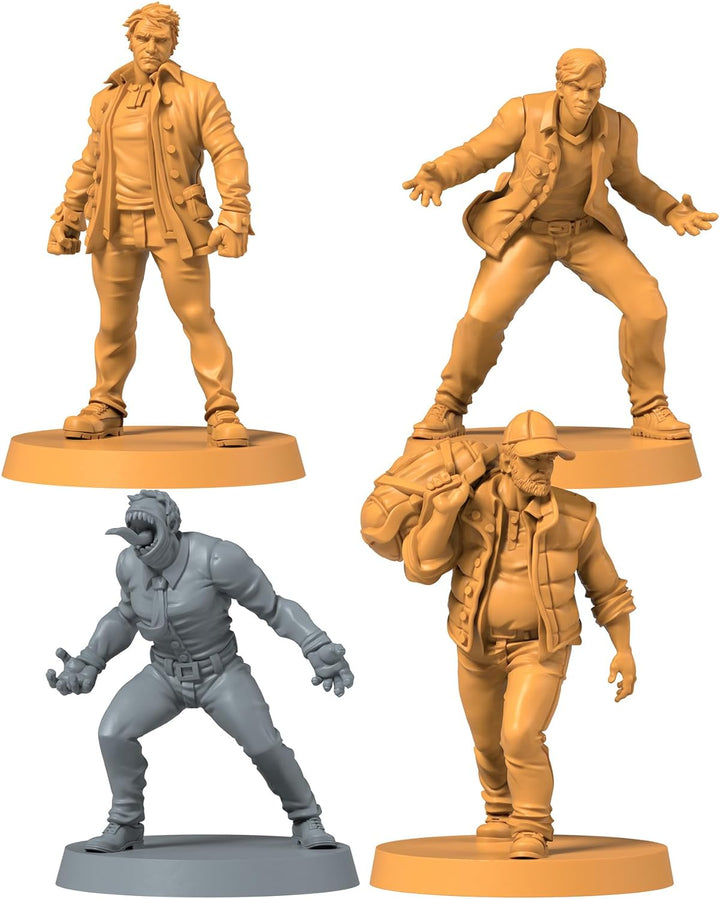 CMON Zombicide Supernatural Character Pack #2 - Jack Kline, John Winchester, Bobby Singer, Leviathan - Cooperative Boarde