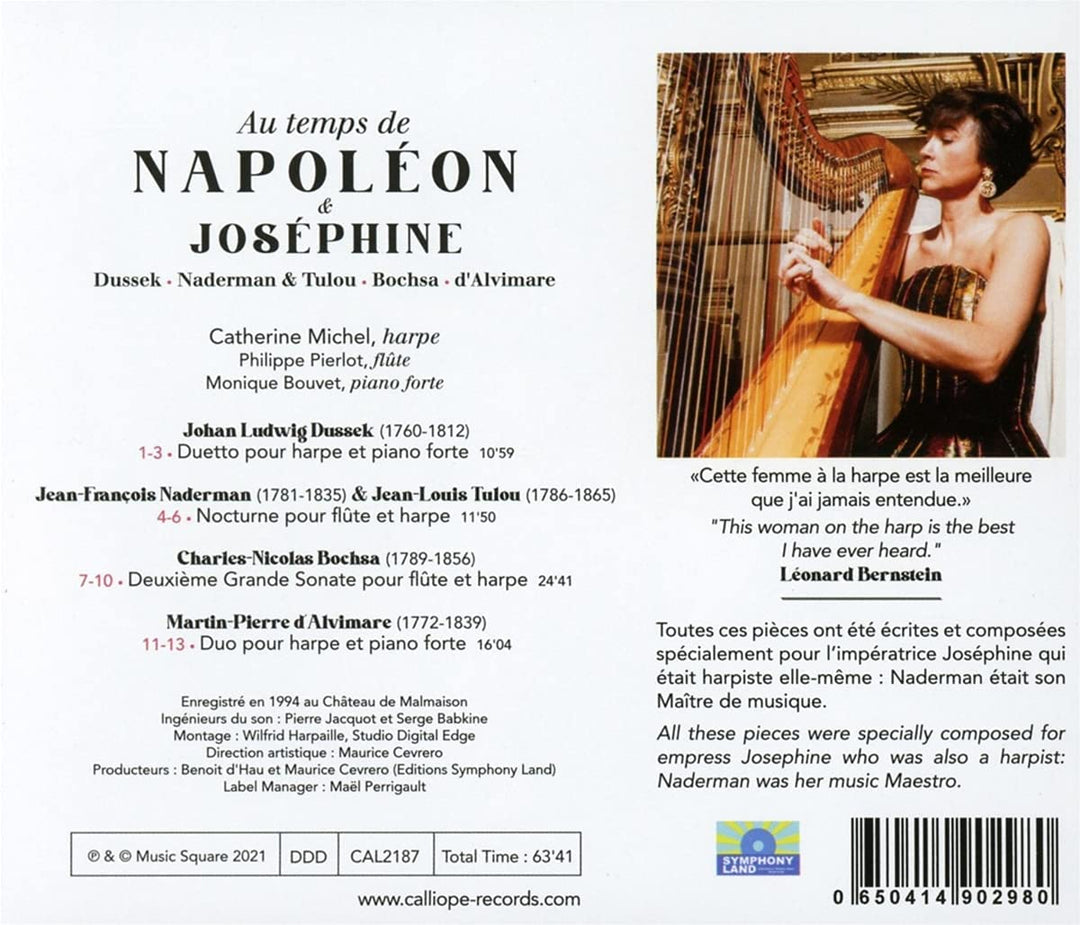 Catherine Michel - Au temps de Napoléon & Joséphine [Audio CD]