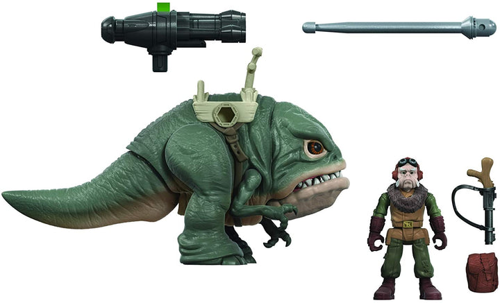 Star Wars Mission Fleet Expedition Class Kuiil with Blurrg Toys, Blurrg Battle Charge 6-cm-scale Action Figures