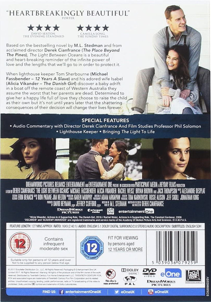 The Light Between Oceans [DVD]