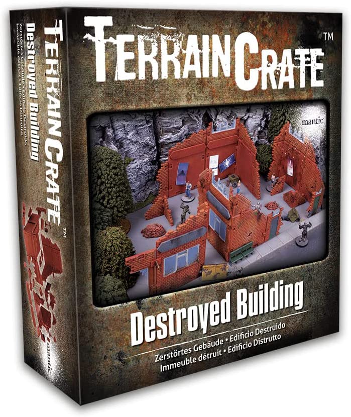 Mantic Entertainment Terrain Crate: Destroyed Building