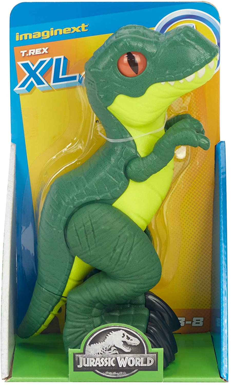 Fisher-Price Imaginext Jurassic World T. Rex XL 9.5-Inch Dinosaur Figure