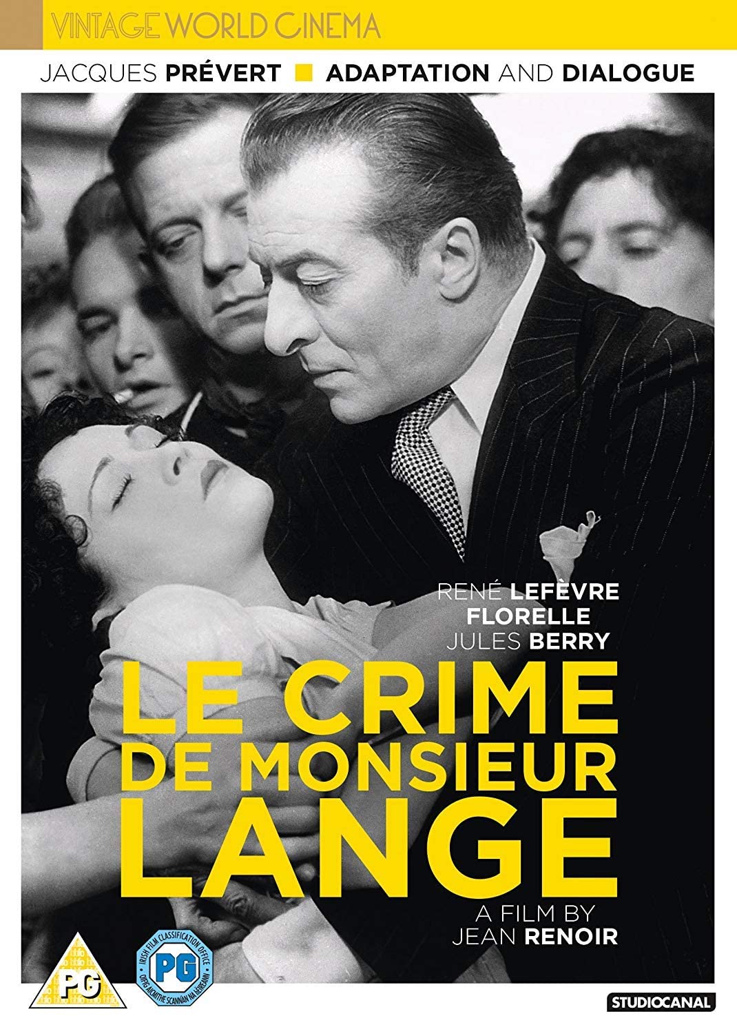 Le Crime De Monsieur Lange - Drama/Satire [DVD]