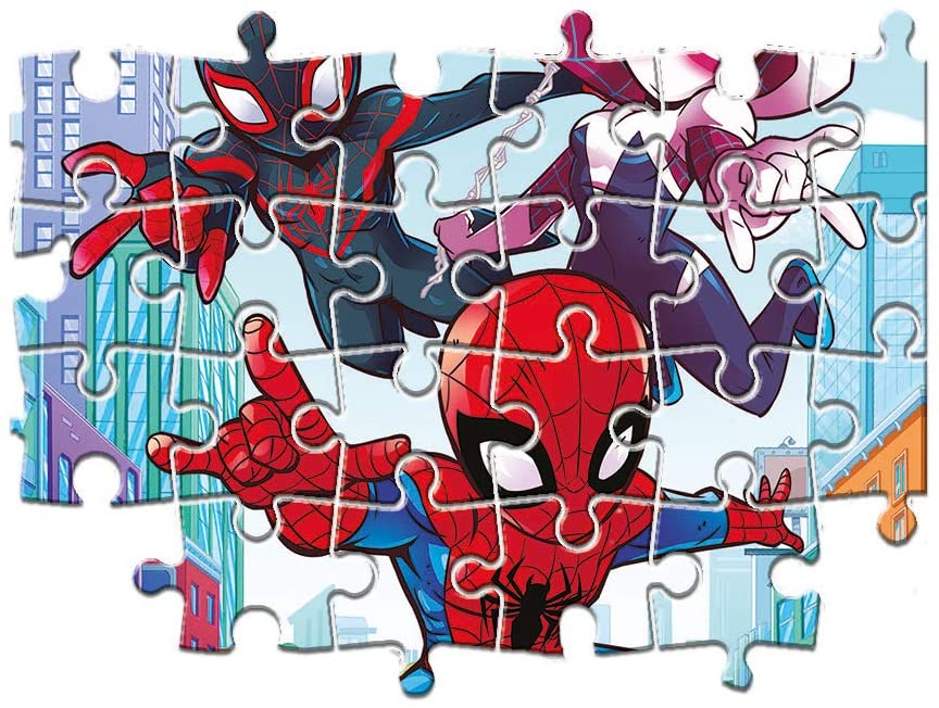 Clementoni - 24775 - Marvel Super Hero - 2x20 Pieces - Made In Italy - 100% Recy