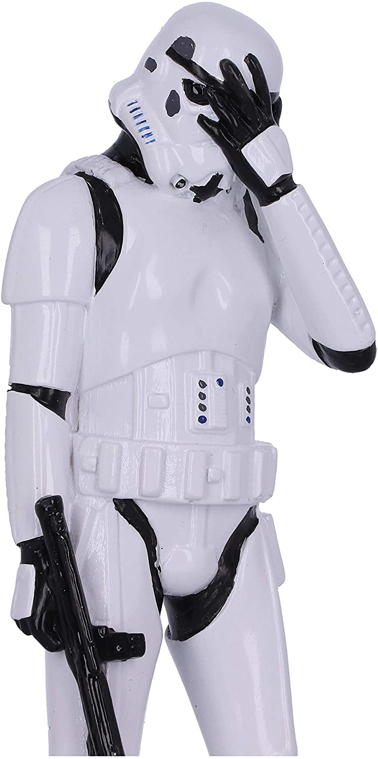Nemesis Now Original Stormtroopers - Three Wise Sci-Fi Figurines in White (B4889P9) 5