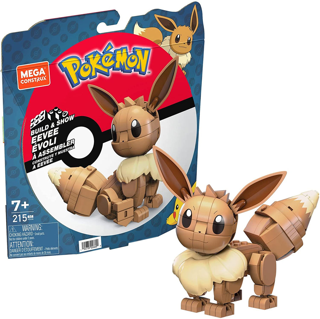 Mega Pokemon Eevee Construction Set, Building Toys for Kids