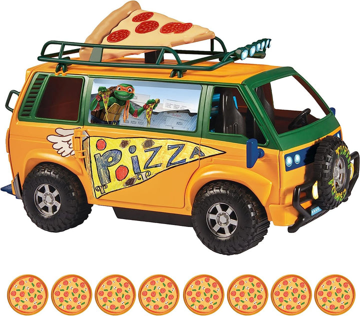 Teenage Mutant Ninja Turtles Mutant Mayhem - Pizza Fire Delivery Van Playset