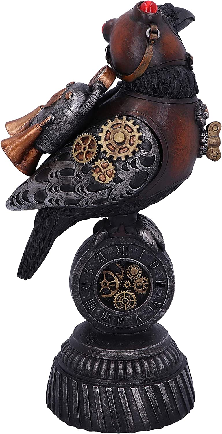 Nemesis Now Steampunk Rivet Raven Figurine, 24cm