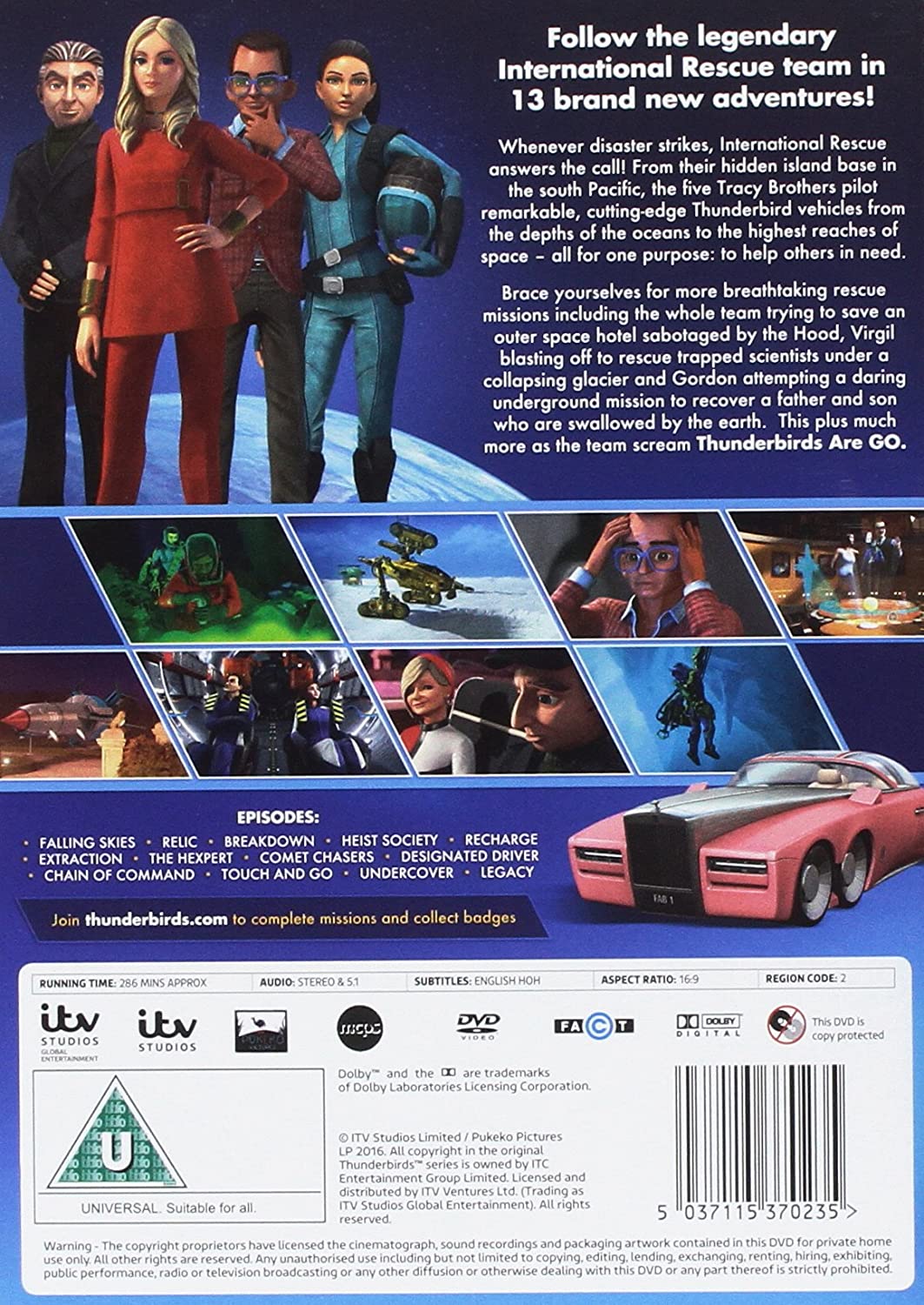 Thunderbirds Are Go: Volume 2 [2015] - Sci-fi  [DVD]