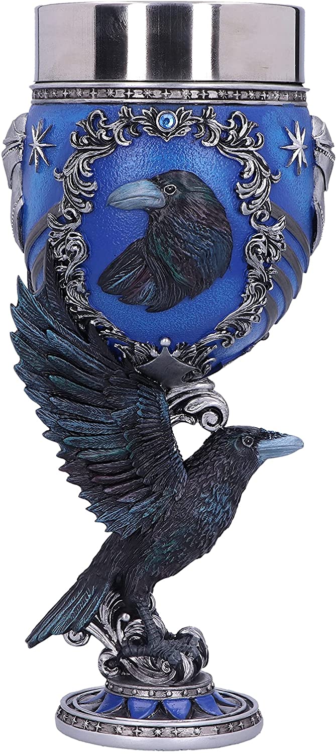 Nemesis Now Ravenclaw Hogwarts House Collectible Goblet - Resin, Hand-Painted 7