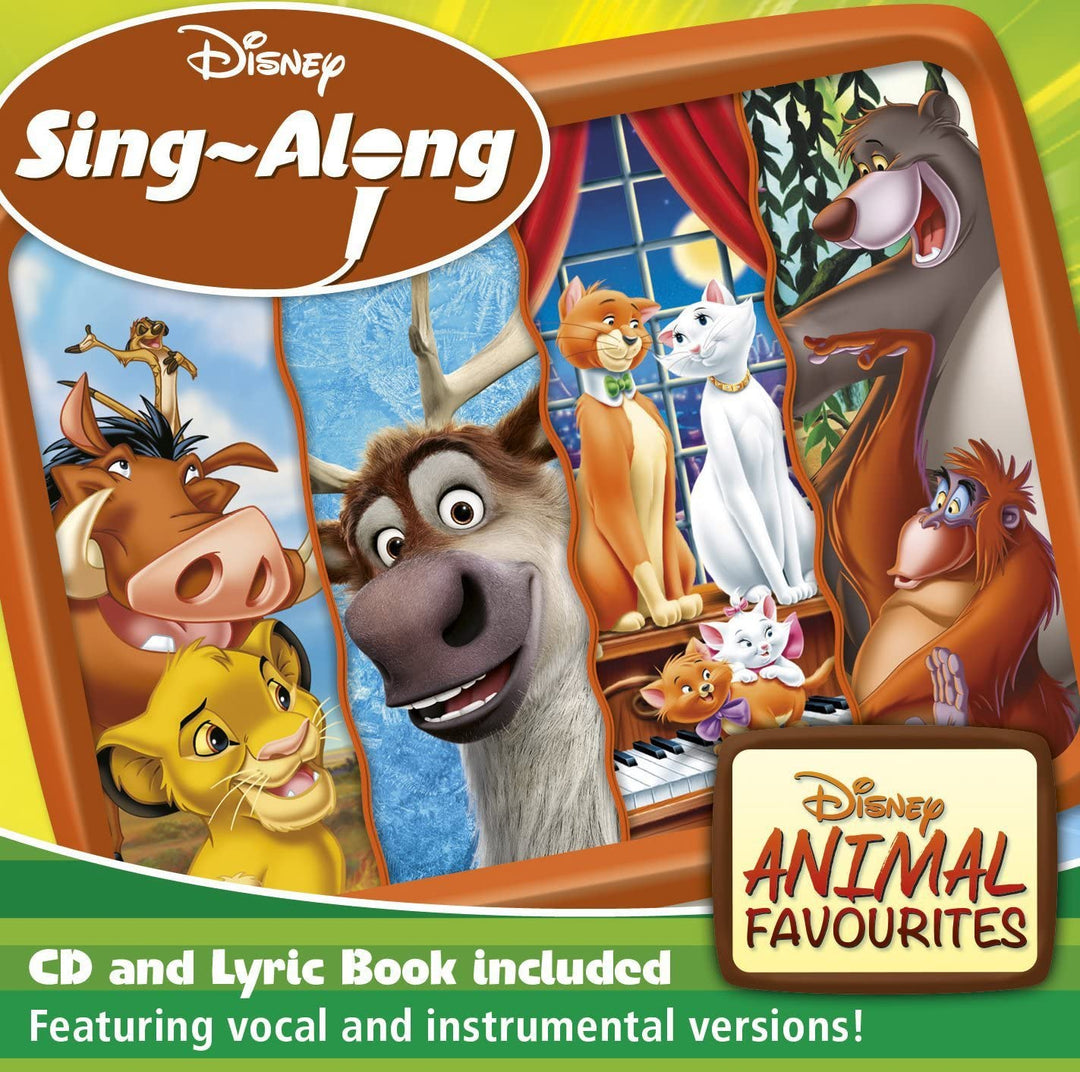 Disney Sing-Along Series - Animal Favourites Music CD (DIS12345)