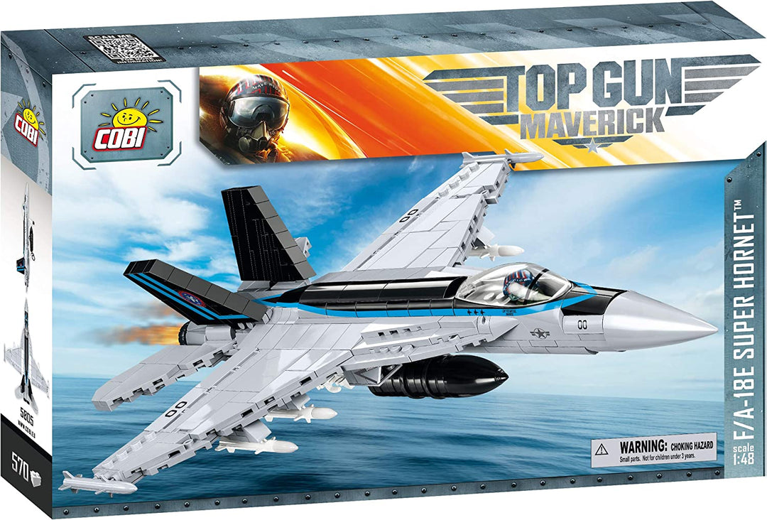 COBI 5805 F/A-18E Super Hornet Top Gun Building Blocks, Silver