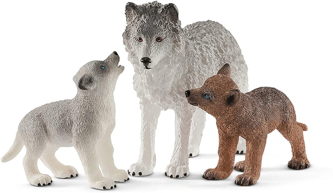 Schleich 42472 Wild Life Moederwolf met pups