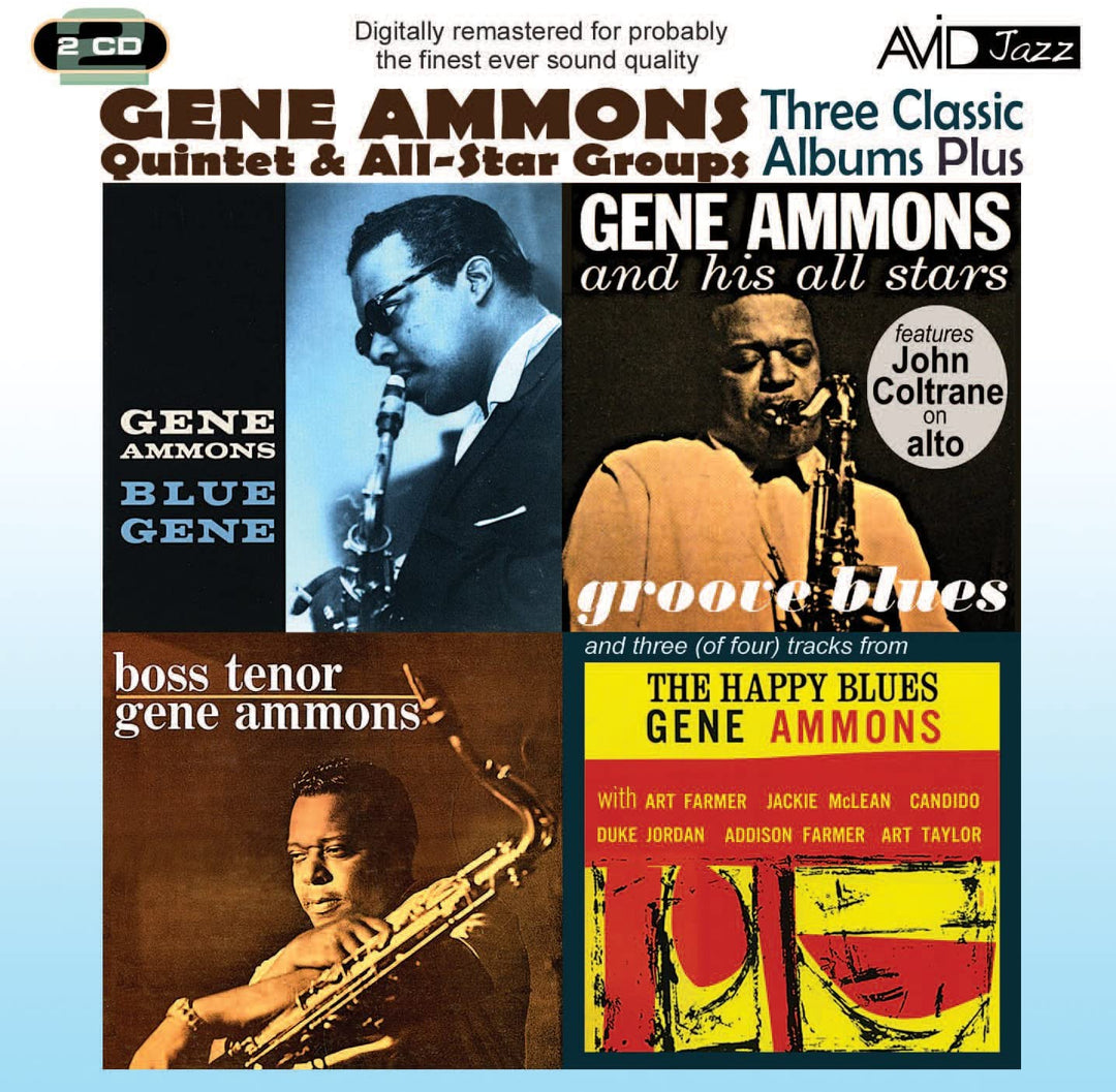 Gene Ammons  - Three Classic Albums Plus (Groove Blues / Boss Tenor / Blue Gene) [Audio CD]