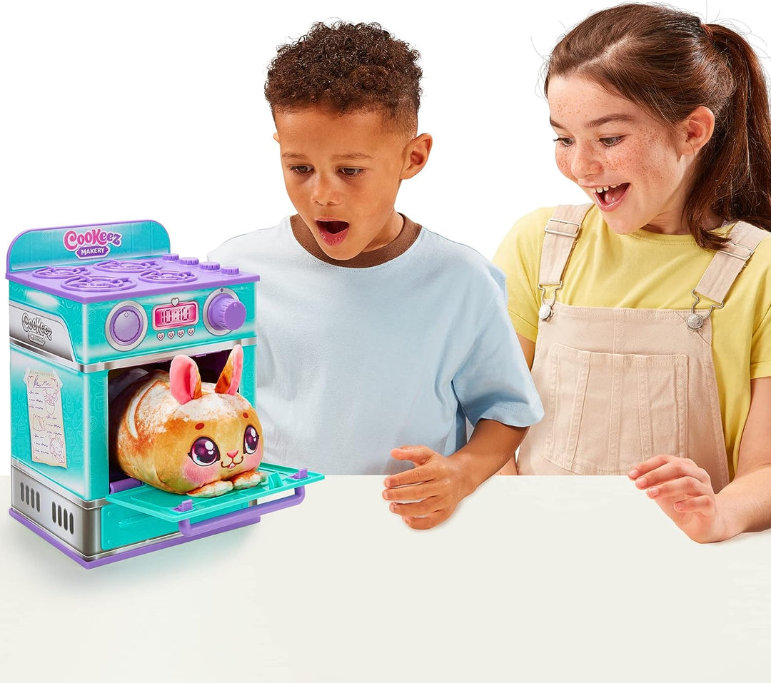 Cookeez Bread Oven Playset - Interactive Plush Baking Toy for Ages 5-12 (23501)