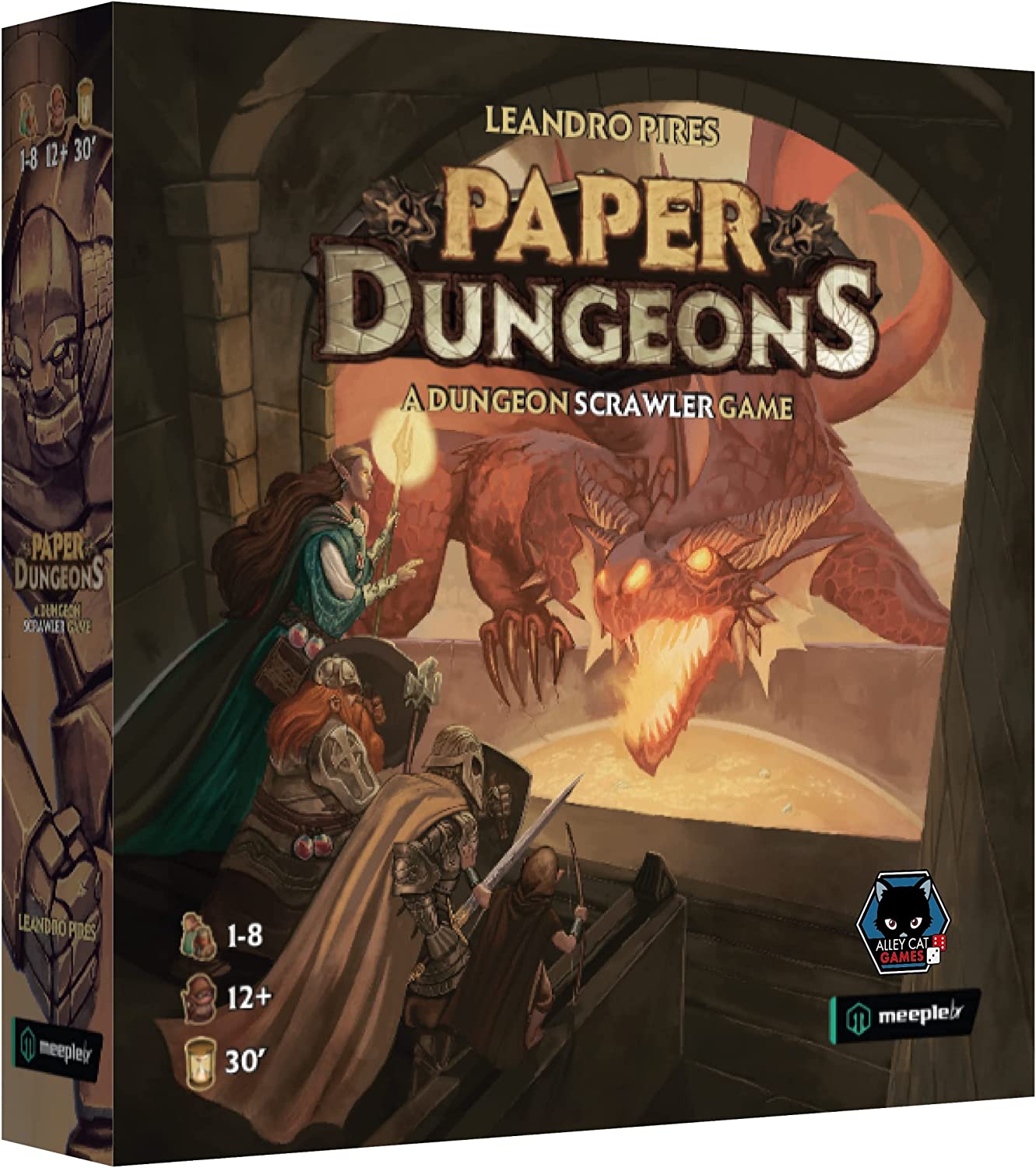 Alley Cat Games Paper Dungeons Board Game