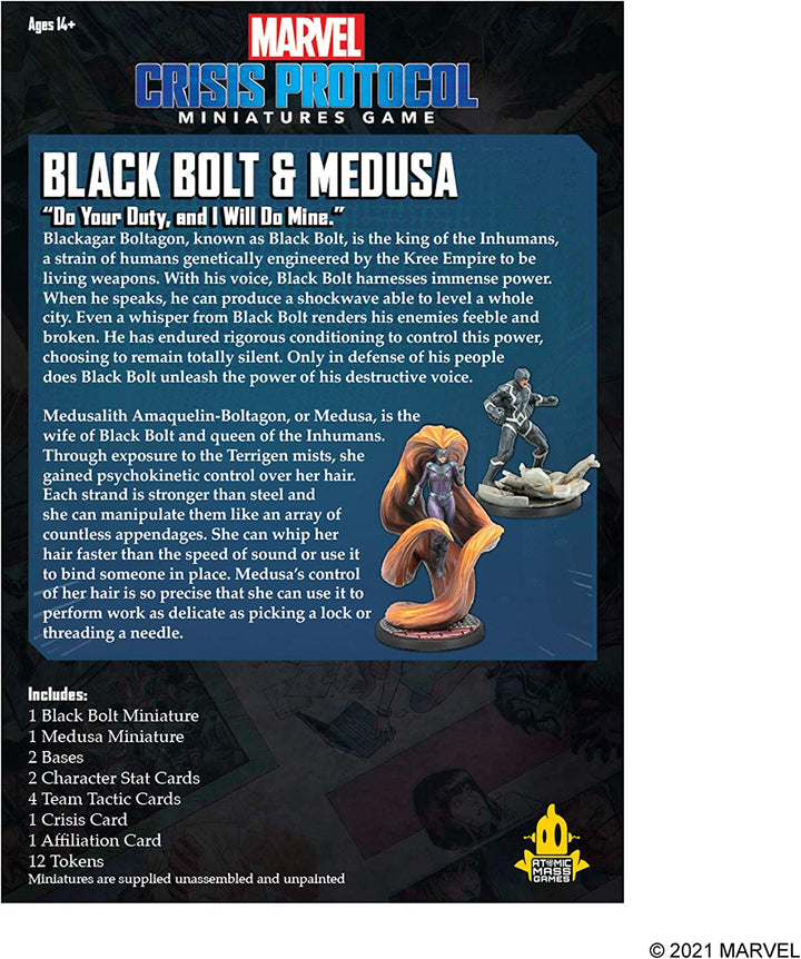 Marvel Crisis Protocol: Black Bolt and Medusa