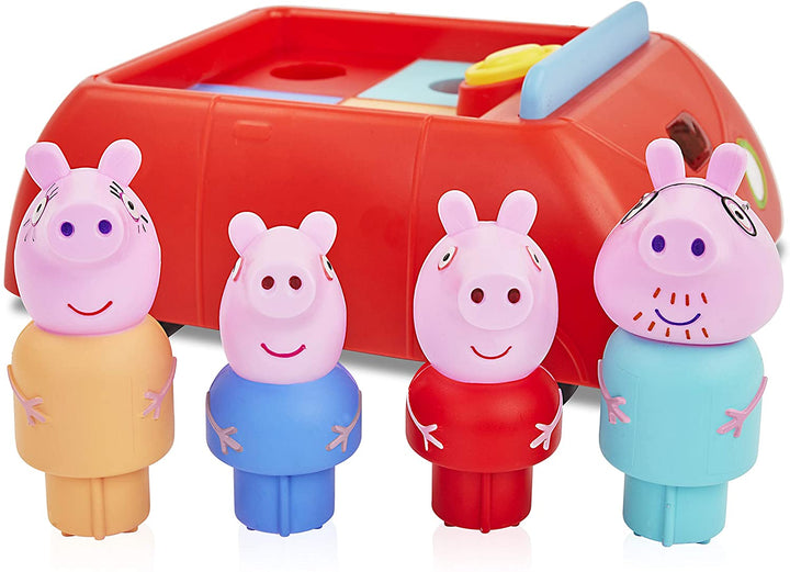 ¡Guau! Stuff Juguete preescolar interactivo Clever Car de Peppa Pig con luces y sonidos