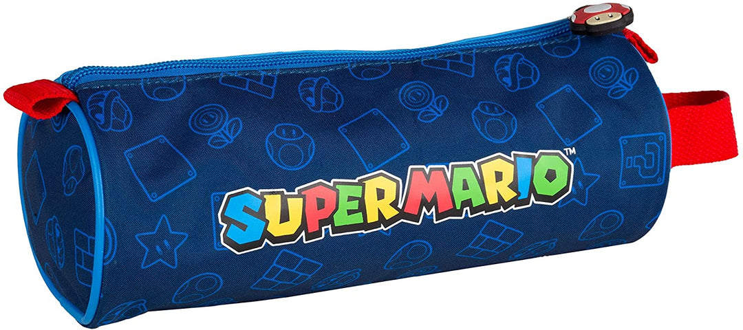 Toybags Round Pencil Case Super Mario and Luichi 22 x 8 x 8 cm, Multicoloured (T