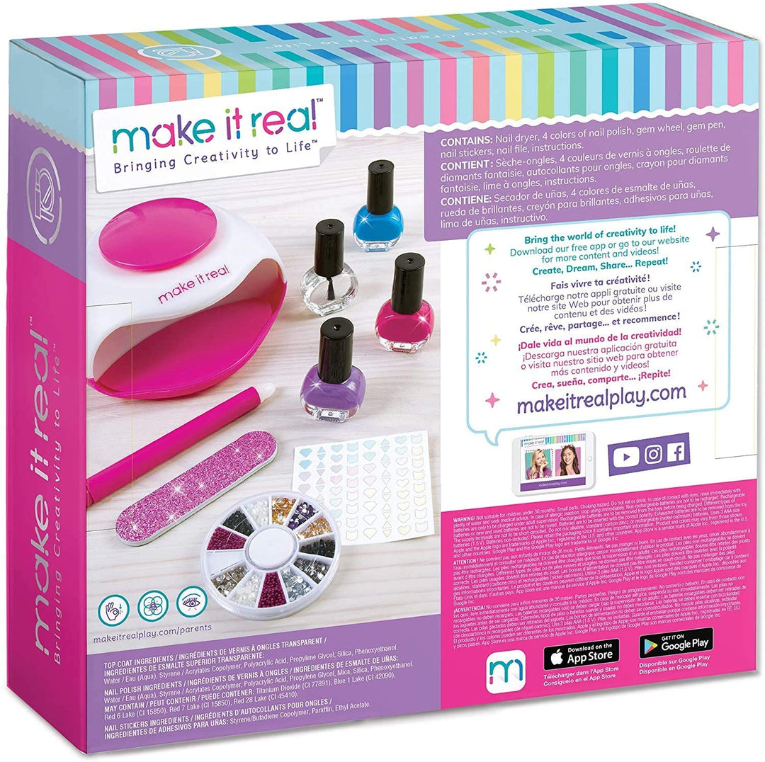 Make It Real 2462 Spa de uñas con purpurina Dream